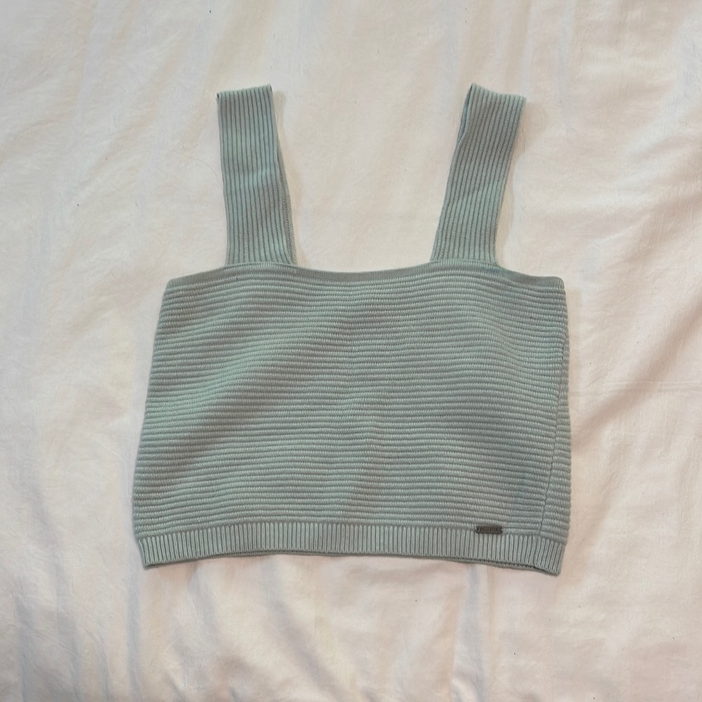Hollister Mint green crop top